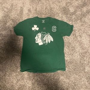 Blackhawks- Jonathon Toews- T-Shirt- St. Pats day theme